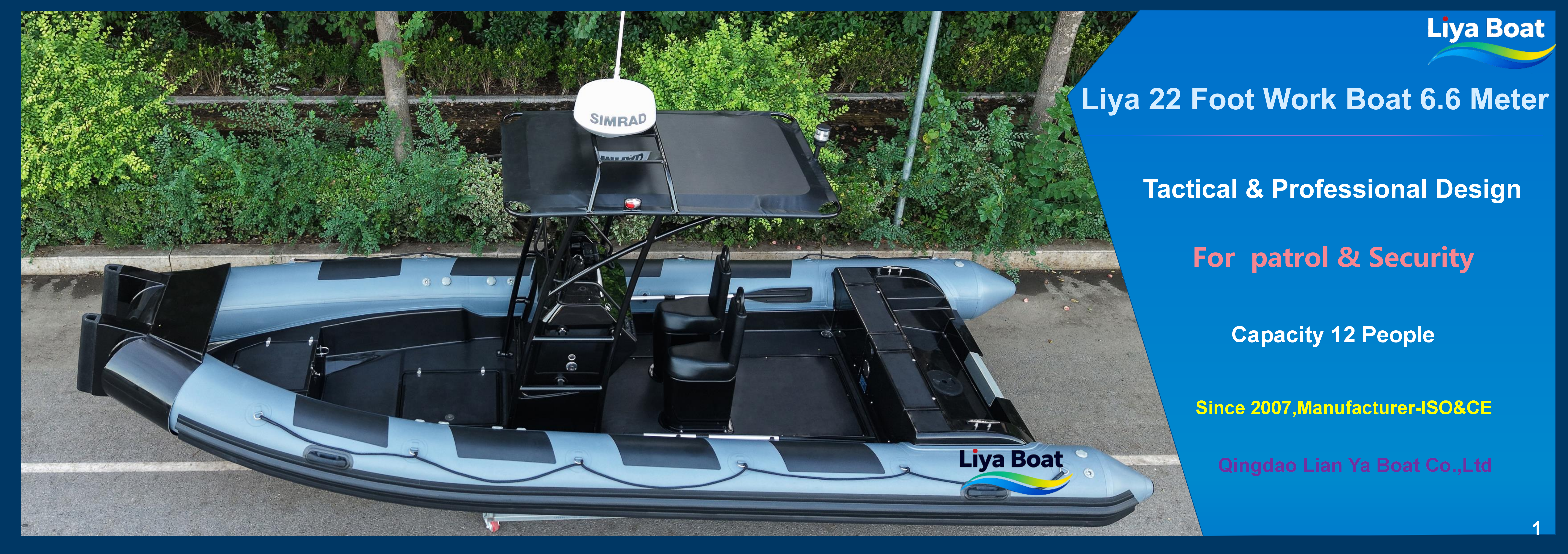 Bateau de travail Liya 22 pieds 6.6M_01