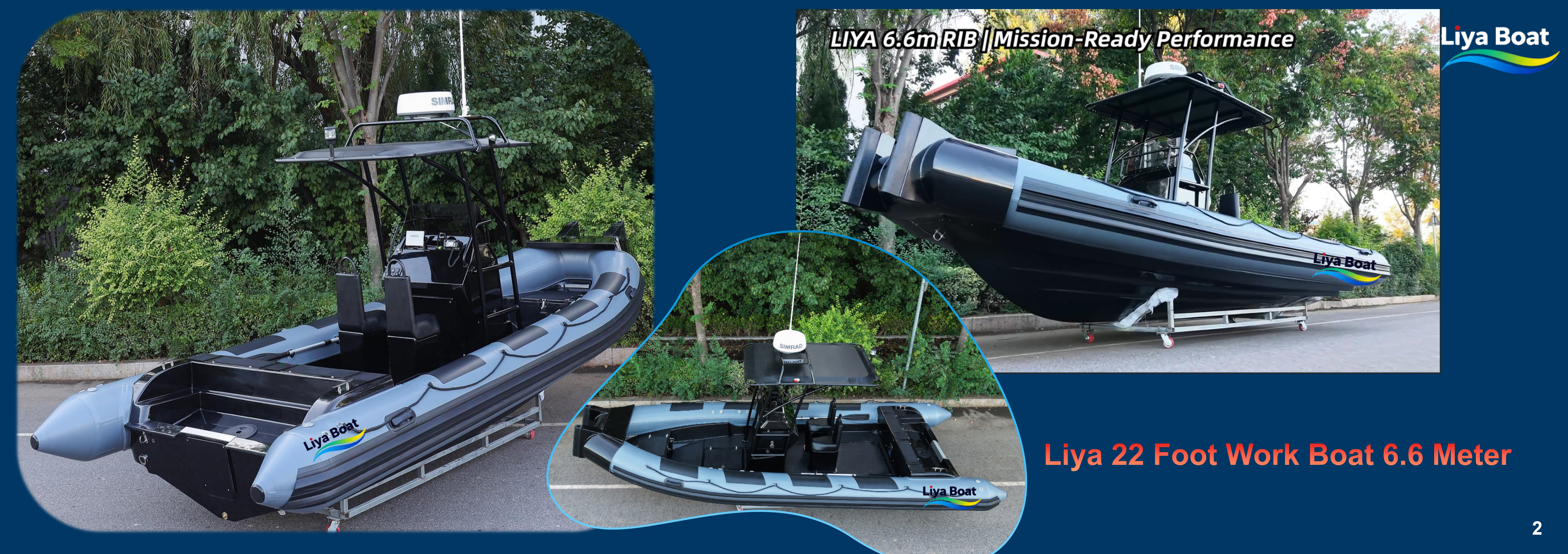 Bateau de travail Liya 22 pieds 6.6M_02