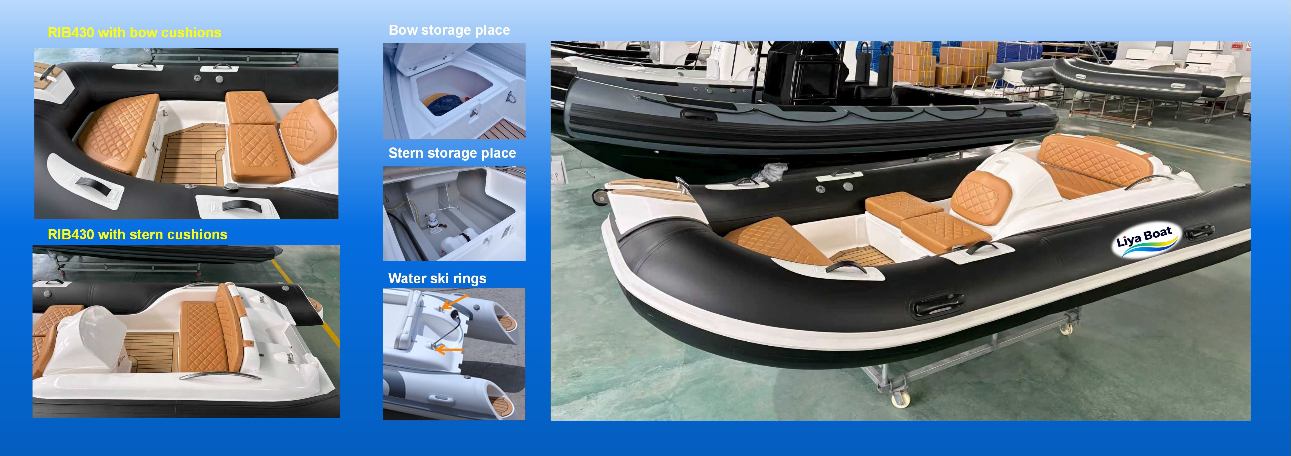 Détail du tube gonflable en Hypalon durable sur la RIB tendre