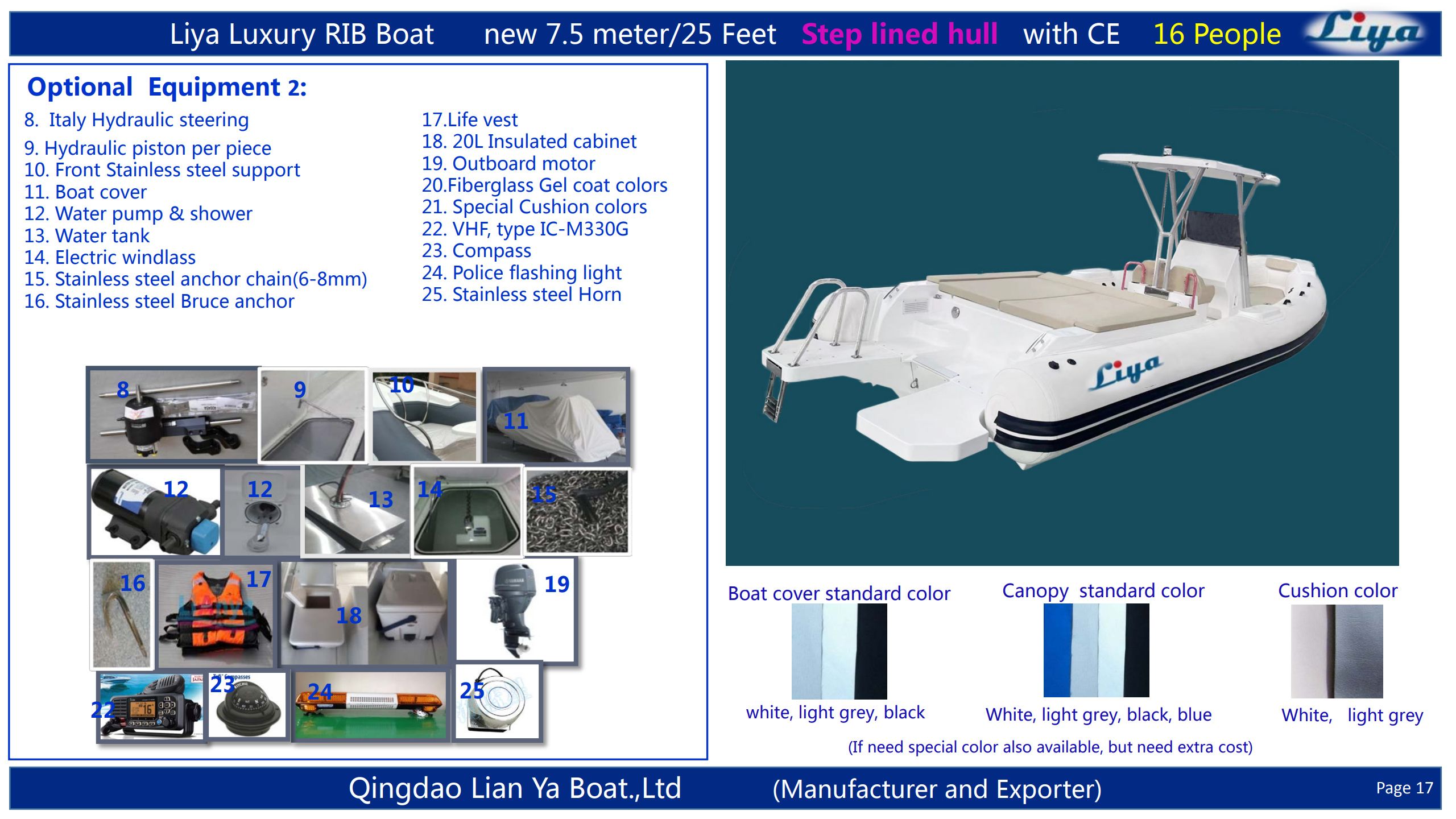 Réservoir d'eau douce intégré pour plus de commodité lors de voyages de vacances prolongés
