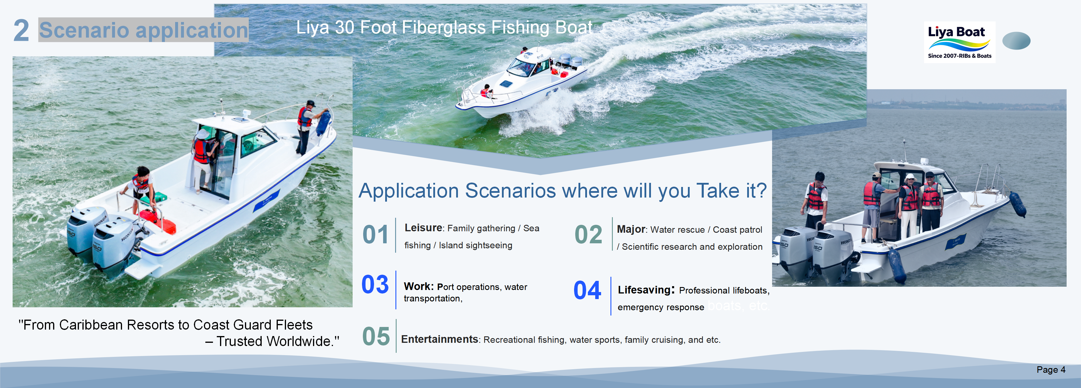 pêche au large avec un bateau à cabine de 30 pieds