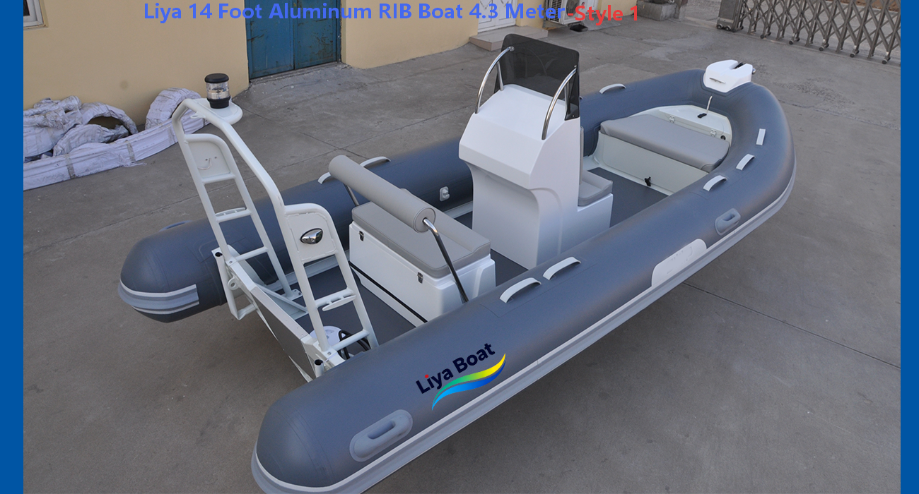 Easy Trailering and Launching rib Remorquage et lancement faciles du RIB Liya 4,3 m