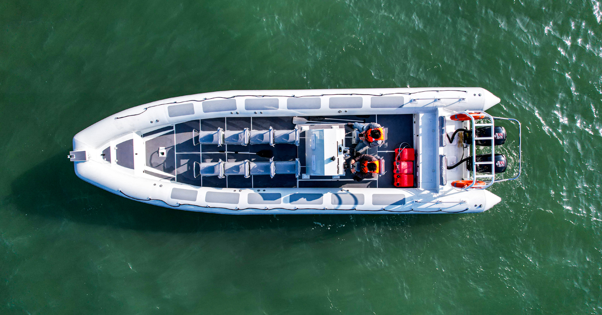 Liya bateau de patrouille en aluminium de 9 à 10 mètres 