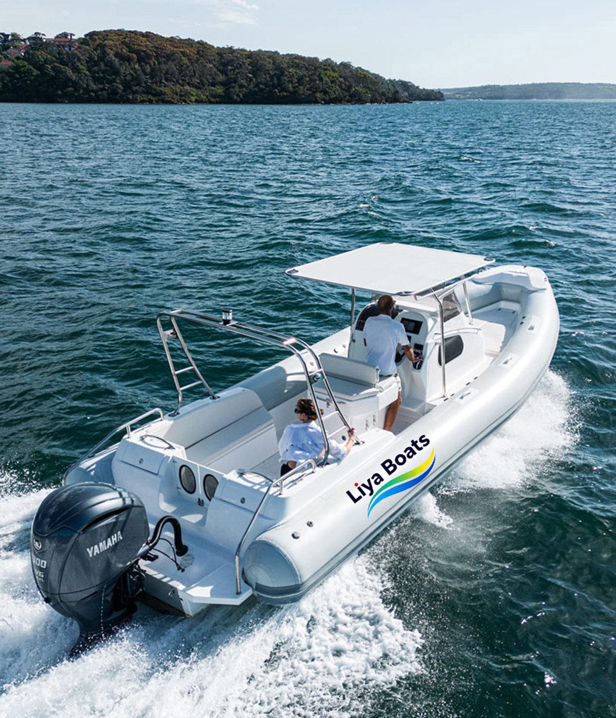 bateau semi-rigide en aluminium