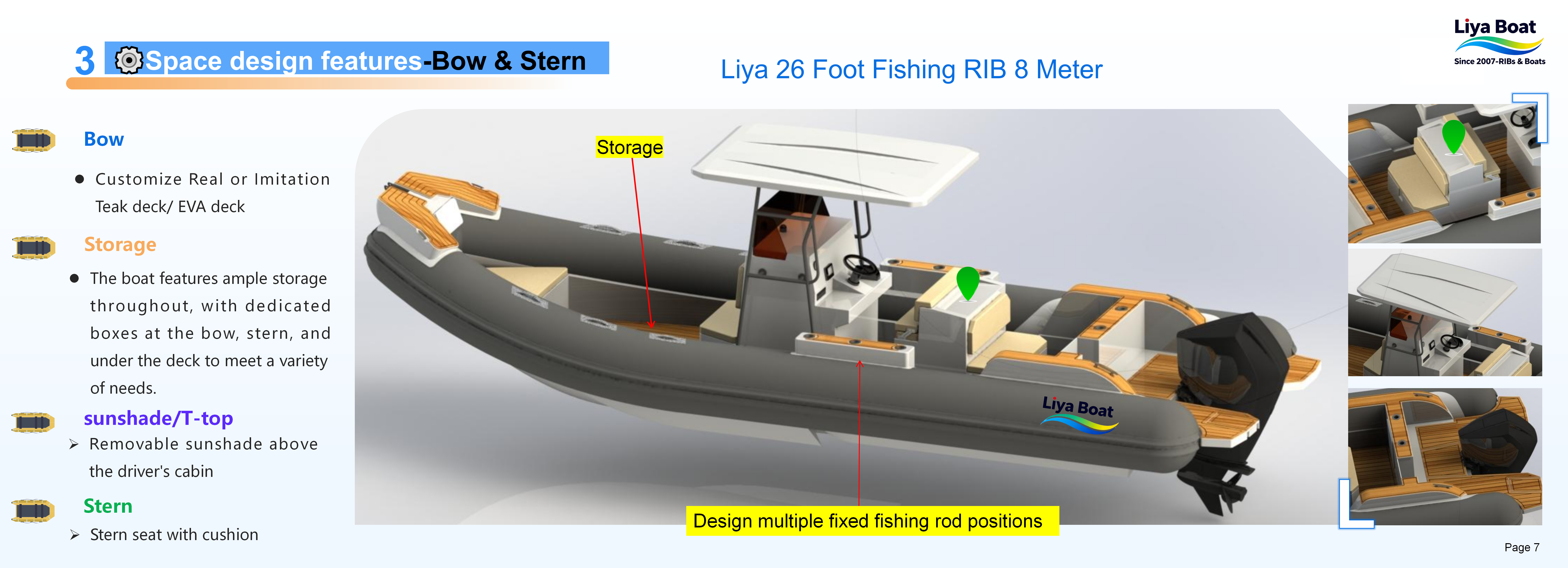 Bateau RIB de pêche Liya de 26 pieds_07