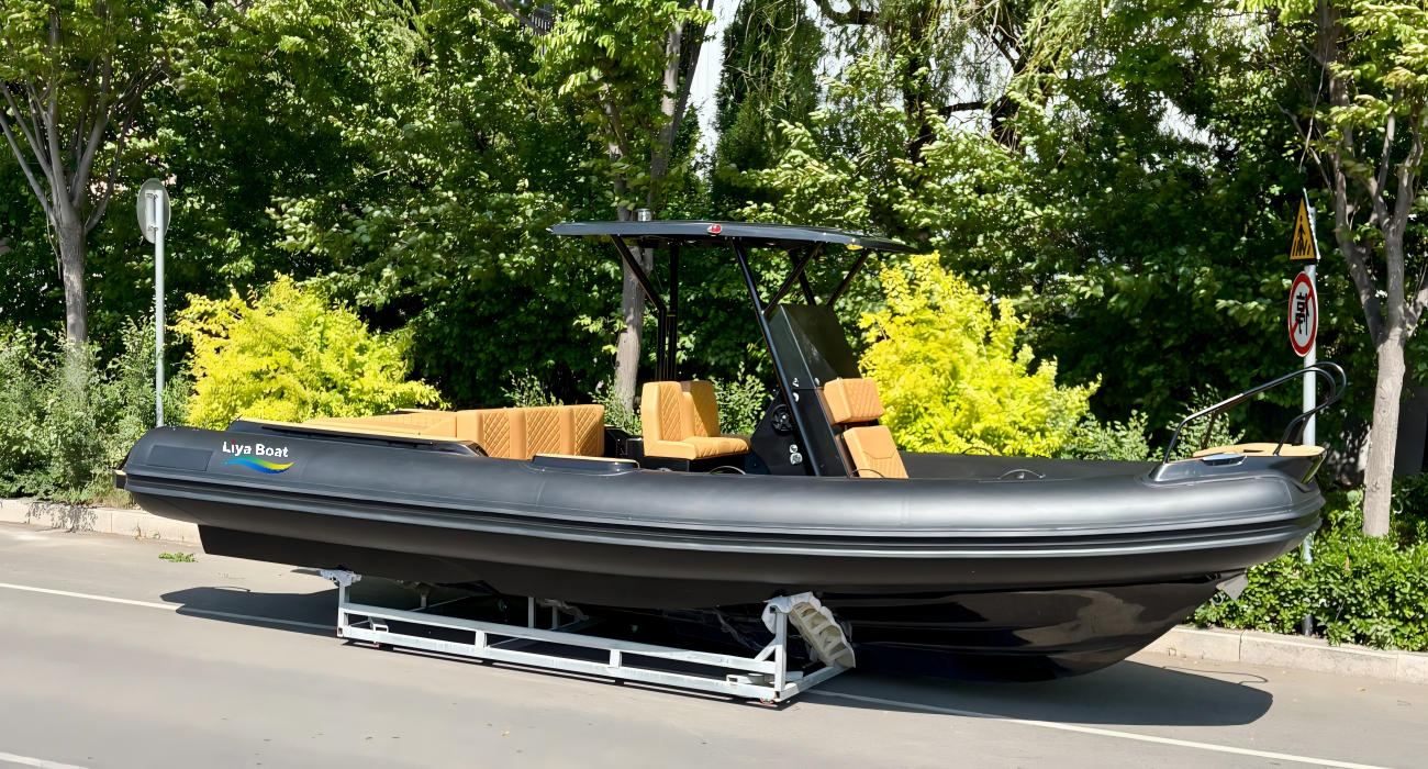 Bateau RlB de luxe de style italien Liya de 25 pieds avec grand transat certifié CE pour 16 personnes