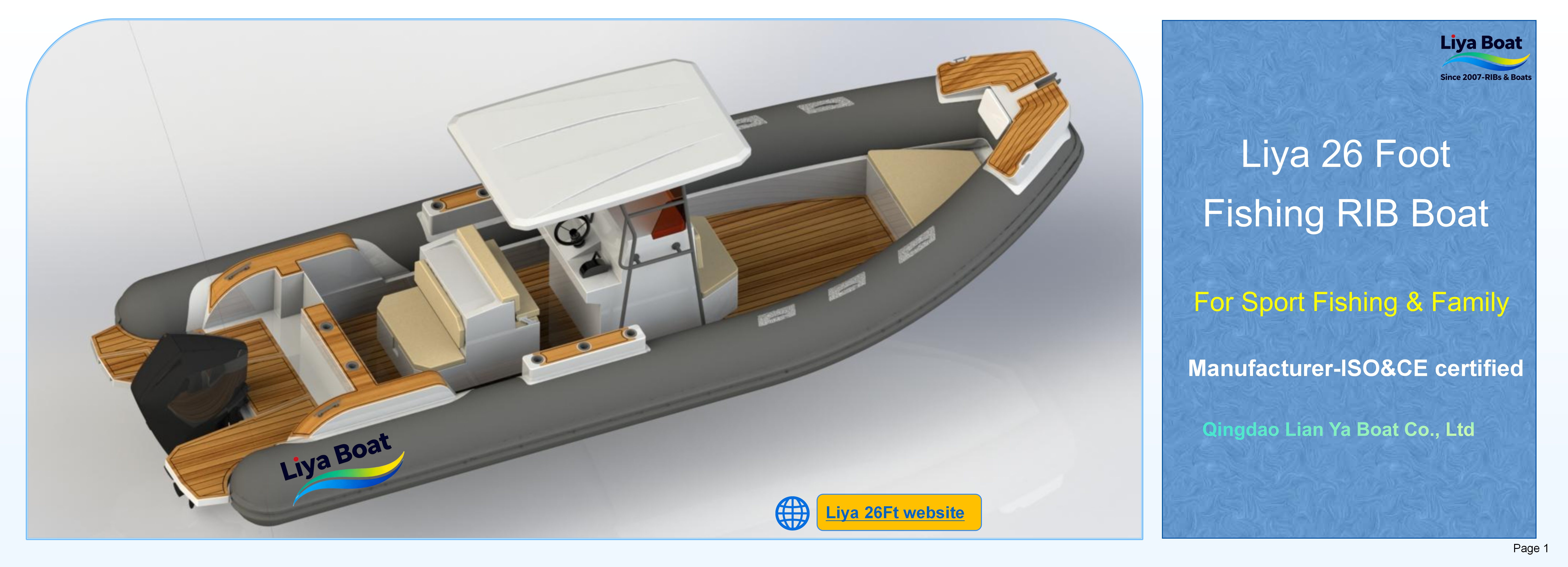 Bateau RIB de pêche Liya de 26 pieds_01