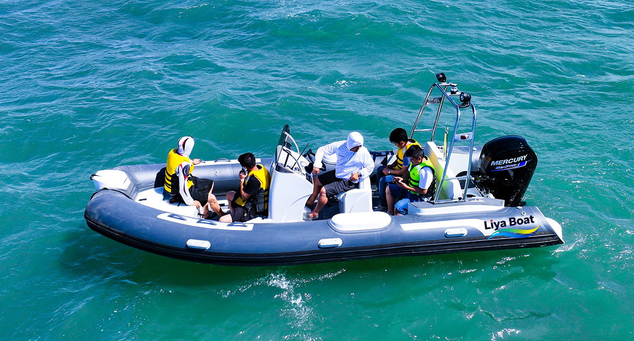 Bateau d'appel d'offres de luxe à coque en aluminium Liya de 19 pieds | Réservoir de carburant 150L | Certifié CE