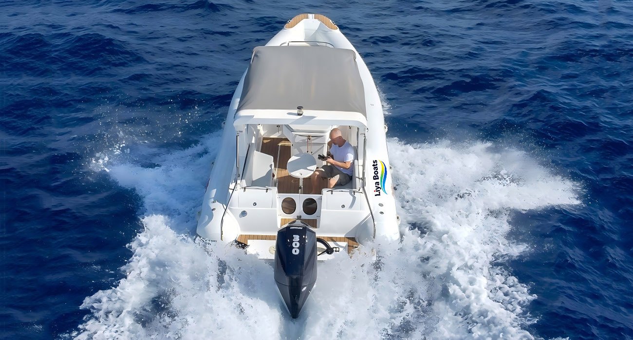 Bateau RIB à cabine de luxe Liya 27FT à vendre | Coque à marches de 8,3 m, prête pour la famille et la location