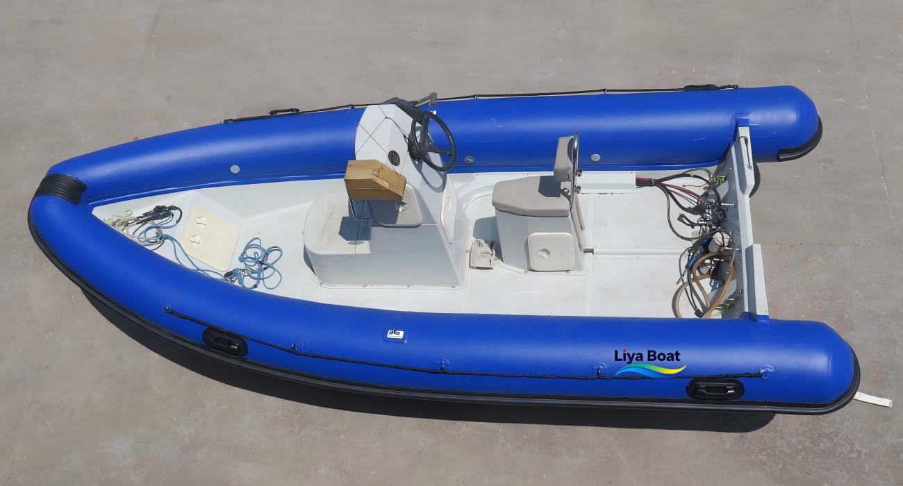Liya Tornado 5-6,5 m Bateau RIB à pont ouvert pour l'entraînement et l'aventure