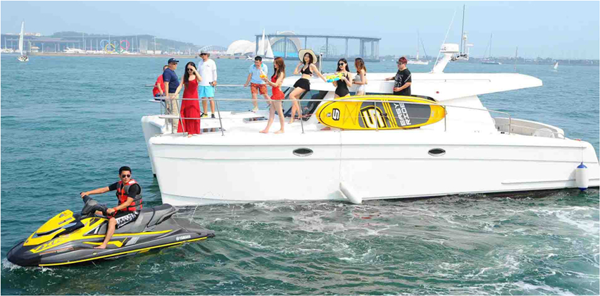 Liya Bateau Catamaran 12 Personnes
