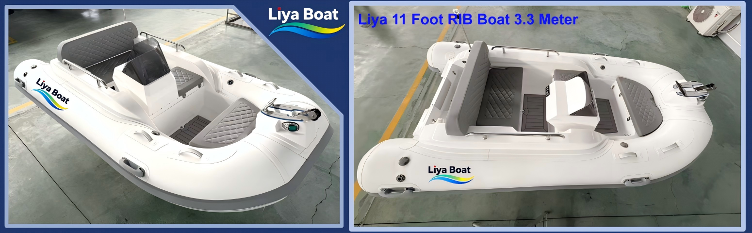 Petit canot pneumatique Liya 11 pieds avec 5 personnes