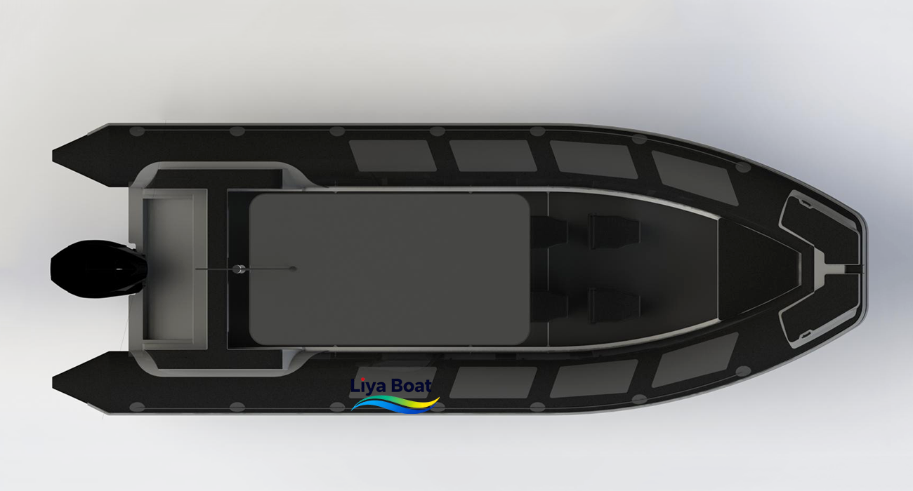 Liya 7,9 m (26 pieds) Professional Patrol RHIB, 16 sièges, prêt pour porte-armes, haute vitesse