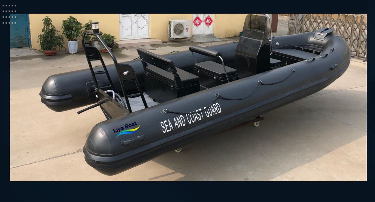 Bateau de travail modulaire RIB en aluminium de 5,8 à 7,5 m, personnalisable, 16 personnes, certifié CE