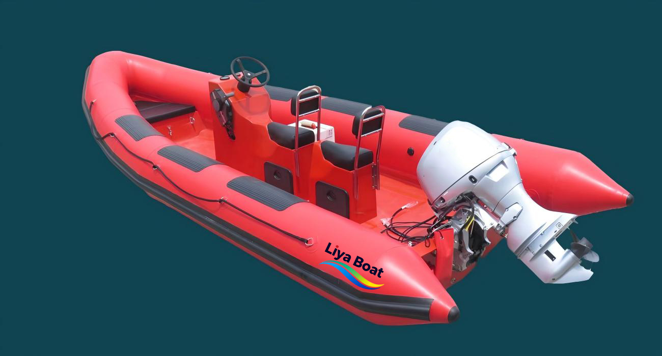 Liya Tornado 5-6,5 m Bateau RIB à pont ouvert pour l'entraînement et l'aventure
