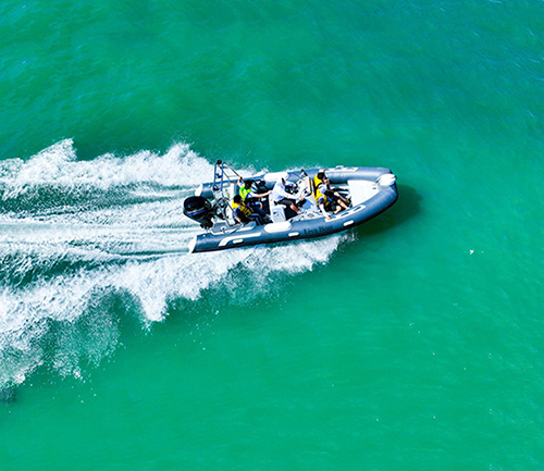 Découvrez les avantages les plus vendus du bateau semi-rigide de luxe à coque en aluminium Liya de 19 pieds