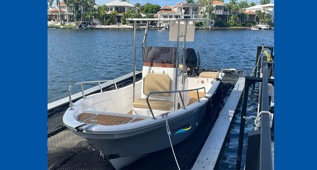 Liya Bateau de pêche Panga à console centrale de 19 pieds | 8 personnes, certifié CE, polyvalent