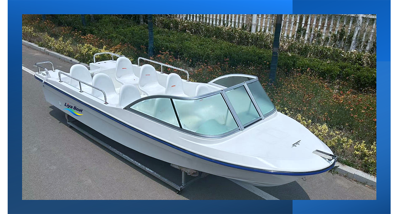 Bateau à passagers Liya en fibre de verre de 20 pieds&nbsp;: 8 places pour les excursions, la pêche et le plaisir en famille