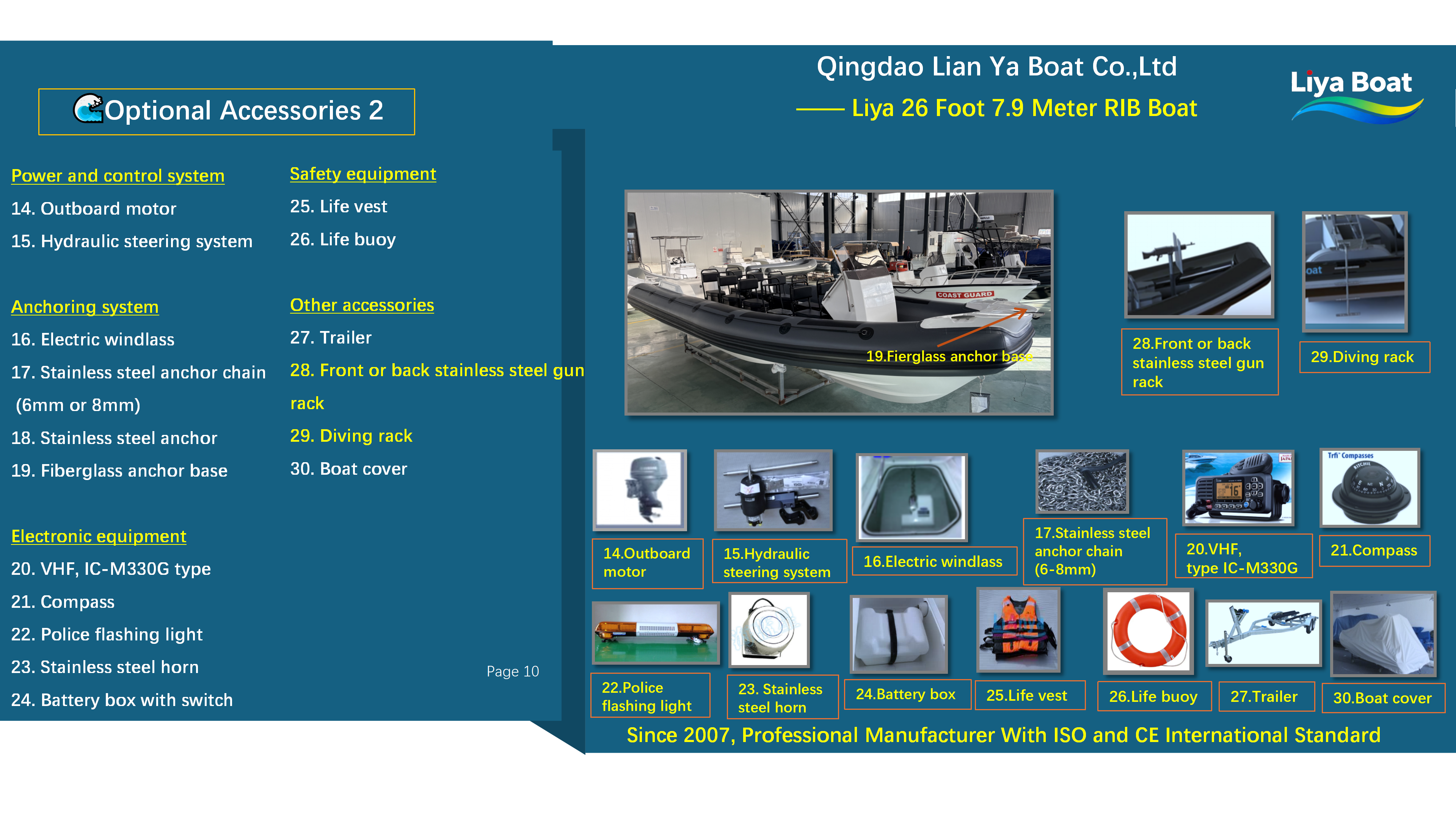 Liya militaire RIB 26 pieds_10