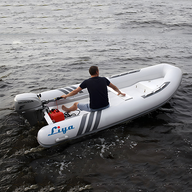 Liya bateaux RIB à pont ouvert en fibre de verre de 3-7,5 mètres