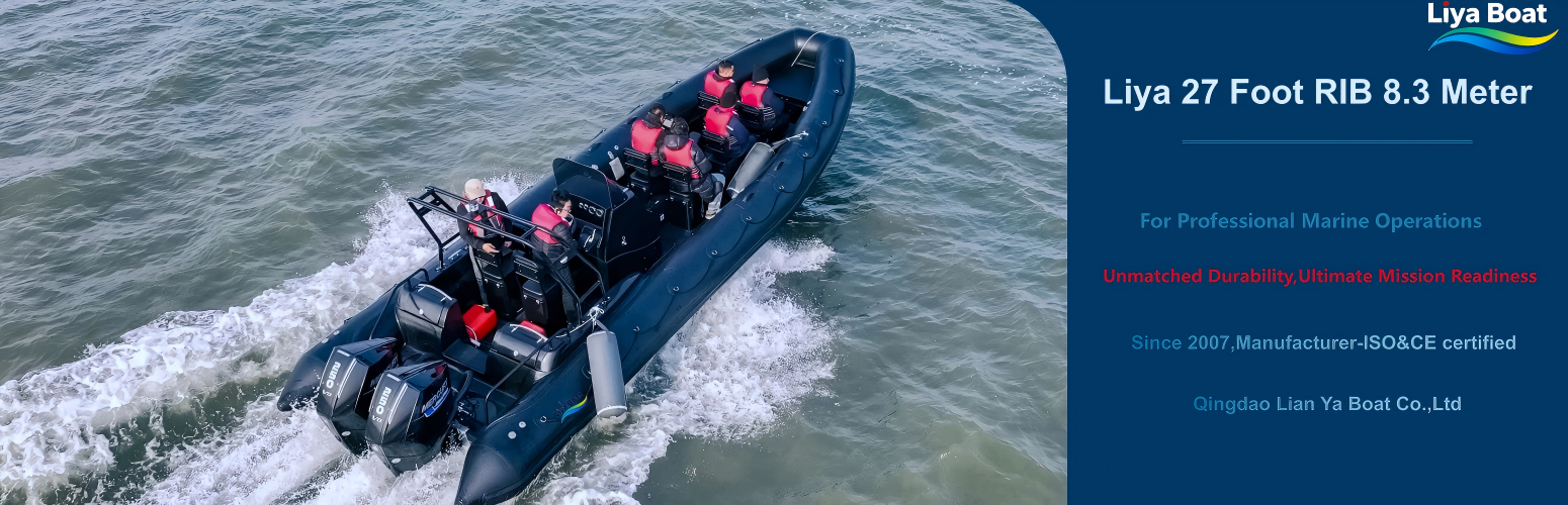 8.3m-heavy-duty-patrol-rib-Professional-Response,12-Person,CE Certified Bateau de patrouille RIB robuste de 27 pieds, navire professionnel à réponse rapide certifié CE pour 12 personnes