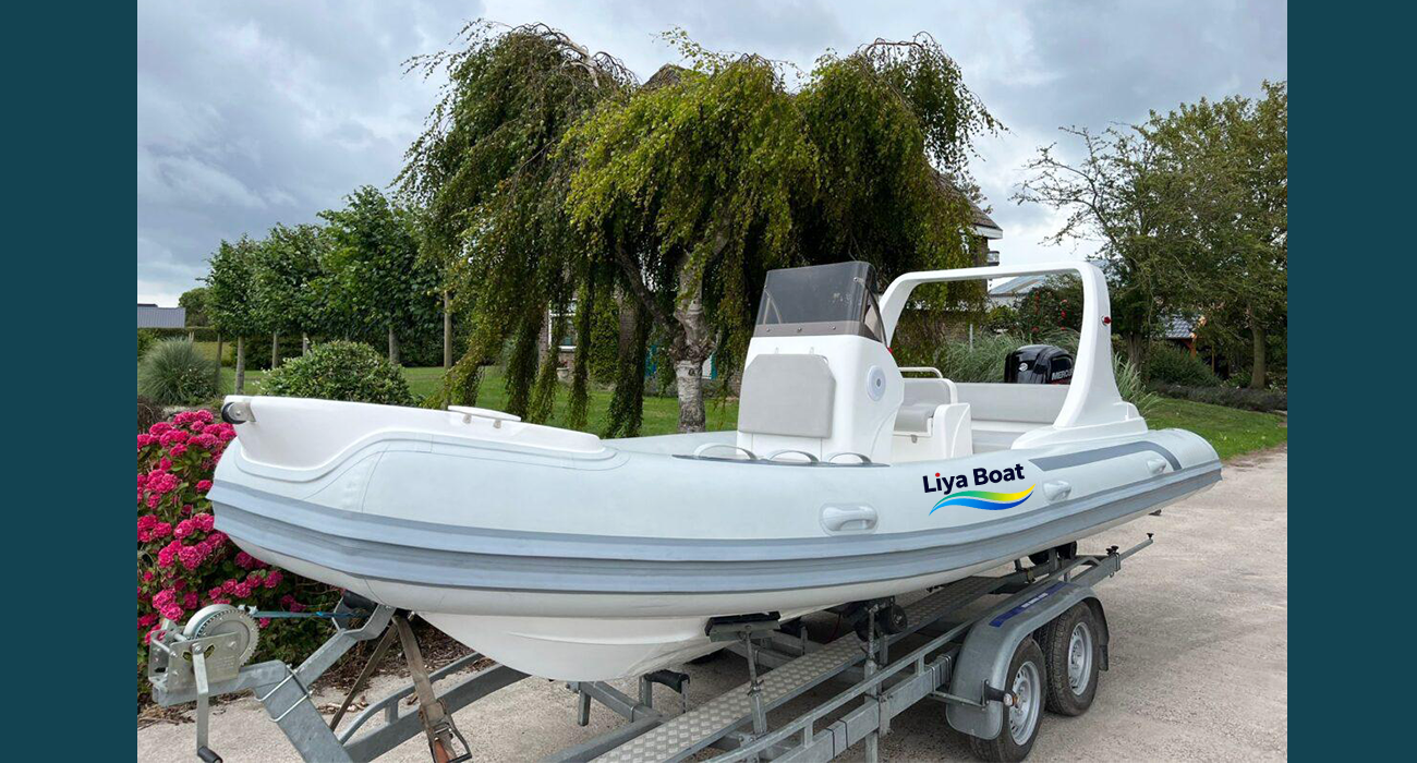 Bateau de pêche Liya RIB de 6,2 m/20 pieds pour 12 personnes, certifié CE, hors-bord 115-150HP