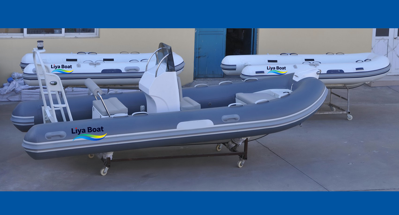 Annexe RIB en aluminium Liya de 4,3 m | Certifié CE pour 7 personnes | Réservoir de carburant 80-100L