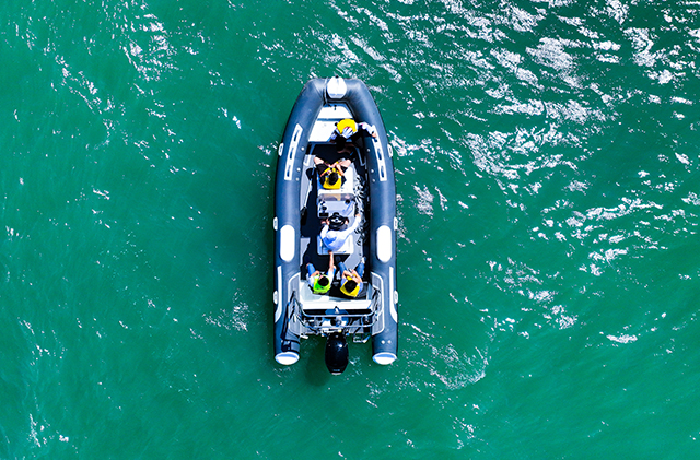 Liya bateau RIB de luxe en aluminium de 5,2 M à 6,6 M