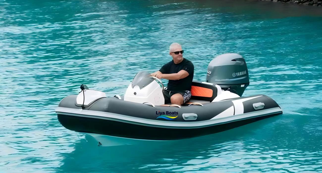 Bateau d'appel d'offres RlB à grande vitesse Liya de 3,8 m pour yachts de luxe | Certifié CE RlB