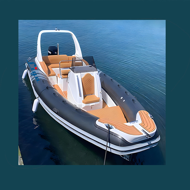  Bateau pneumatique RIB de 25 pieds avec moteur hors-bord