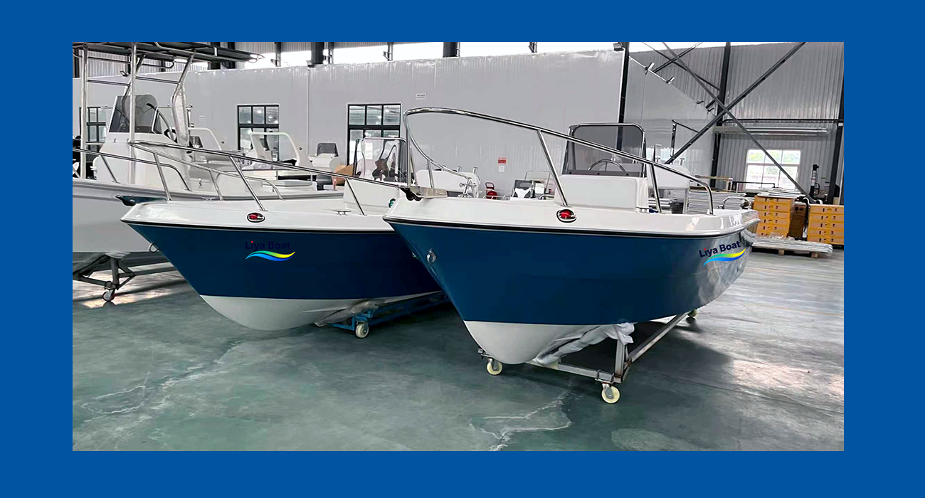 Liya Bateau économique en fibre de verre de 5 m pour 8 personnes pour la pêche et les excursions économiques